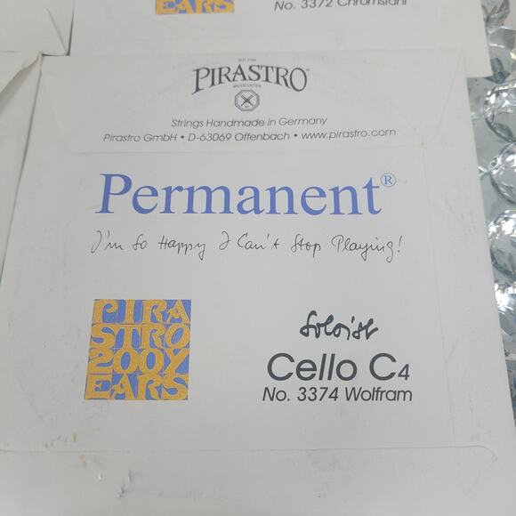 Pirastro Permanent Cello String SET SOLOIST A D G C 4/4 Orchestral Germany NEW - Picture 6 of 6